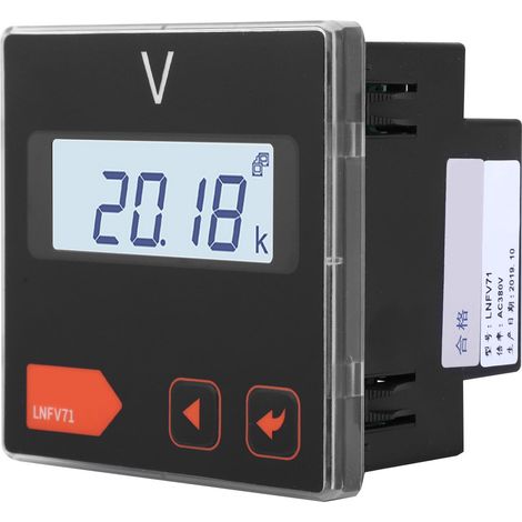 LNFV71 Einphasen-Digitalvoltmeter mit intelligentem LCD-Display, präzise Spannungsmessung (1/5)