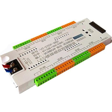 Contrôleur de détecteur de mouvement LED pour escaliers, 32 canaux, 12 V/24 V CC, veilleuse PIR d'intérieur avec variateur. (1/5)