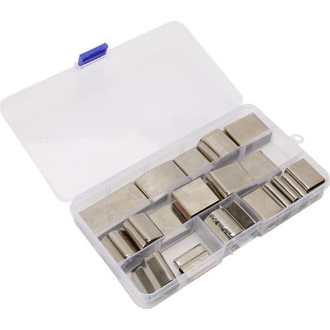 Jeu de 39 emporte-pièces en acier rapide inoxydable, outil de perforation pour cuir, robuste et durable, idéal bricolage artisanal (1/5)