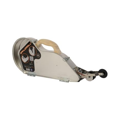 Banjo plaquiste aluminium avec roulette articulée – Application rapide et facile – Pour bandes sèches pro – Outil du plaquiste – Rokntools
