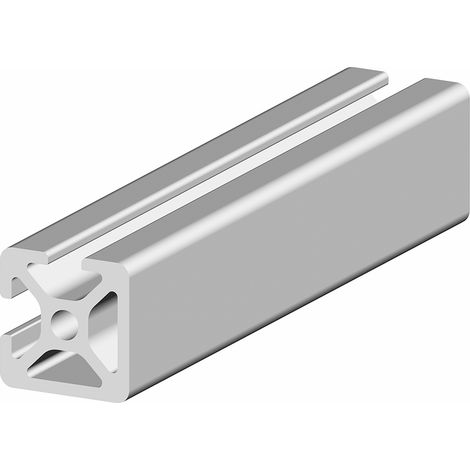 Rs Pro – Profilé aluminium 20 x 20 mm – Longueur 1000 mm – 2 rainures de 5 mm – Pour structures légères et chantiers humides
