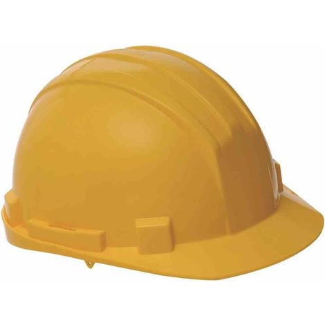 Schutzhelm verstell. gelb mit Drehknopf (1/2)