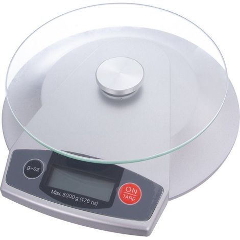 Bilancia da cucina elettronica in vetro da 5 kg (1/3)