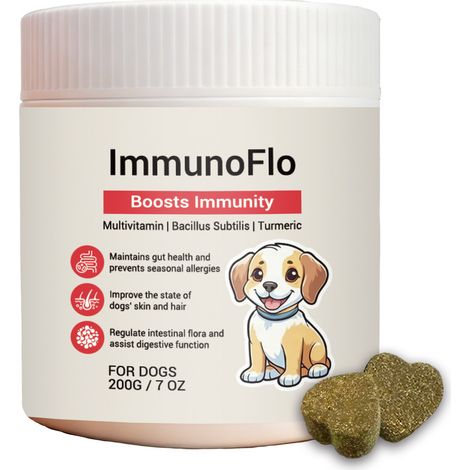 Dog Nutritional Chewable Tablets - Gentle and Easily Digested for Pet Health, Energizing and Glossy Coat - 200g (1/5)