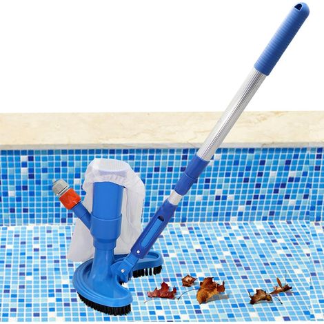 Aspirateur Piscine avec Tuyau d'Arrosage de Jardin Sac à Mailles Fines avec Aspirateur de Piscine Économique Pour la fontaine, maison, le jardin, arrière-cour, le sp (1/5)