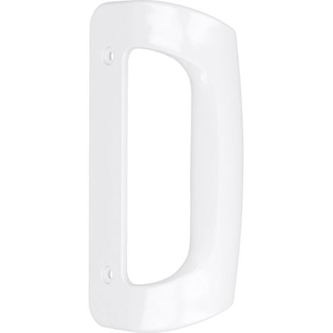 1 Poignée de porte, Entraxe 133 mm, Plastique PA6 ABS, Blanc, Réfrigérateur Congélateur