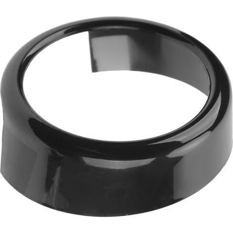 Kühlergrill-Emblem-Logo-Ring, glänzend schwarz, Außenemblem-Dekorabdeckung, Zieraufkleber, Ersatz für Alfa Romeo Giulia (1/5)