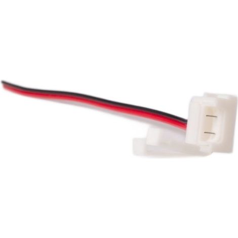 Connecteur ruban LED mono 8mm câble 10cm IP63 Ecolight