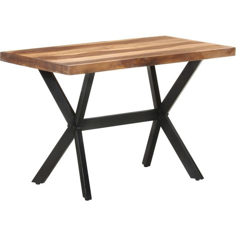 Table de salle à manger 120x60x75 Bois massif (1/5)