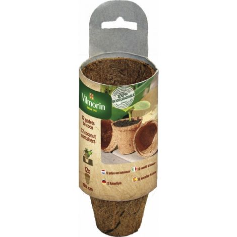 Godet Coco Rond - 6 cm (x12) Vilmorin (1/2)