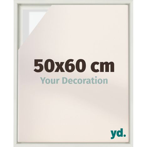 Your Decoration - Cadre flottant - Blanc Mat - Cadre en caisse américaine pour toile sur chassis - MDF - Lyon (1/5)