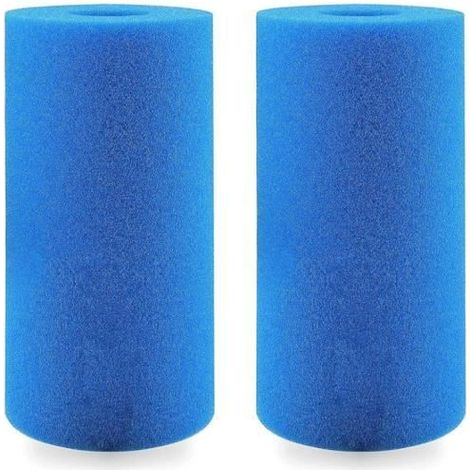 Mousse pour Filtre Piscine, 4 Pièces Filtre Piscine Lavable Reutilisable Éponge Filtrante Type A pour Piscine, Filtres en Éponge