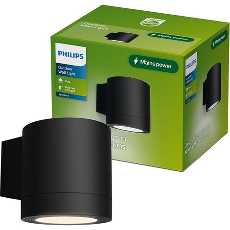 Aplique de exterior led fylx 5 w, negro