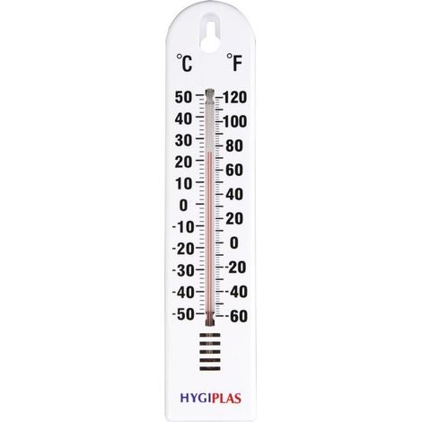 Thermomètre mural - 40°C à + 50°C Hygiplas (1/4)