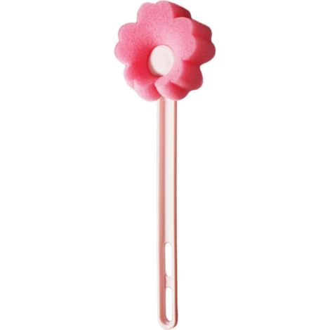 Brosse à biberon avec brosse de nettoyage en forme de fleur pour tasses Brosse à biberon à embout fin Idéale pour la cuisine, la maison, l'appartement, le bureau, la salle de sport et les voyages (1/5)