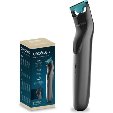 Cecotec Bamba PrecisionCare OneShave 2-in-1 Tagliacapelli de. Rasoio e tagliacapelli de Cordless, 45 minuti di autonomia de, lame in acciaio inox de e pettine regolabile. (1/5)