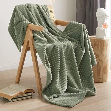 Coperta di flanella di lana, coperta di lana soffice 150x200 cm, coperta da divano, coperta di peluche calda e morbida, plaid di lana
