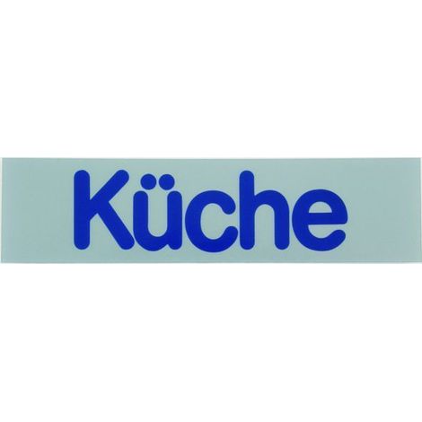 Conacord Klebeschild Küche Klebeschild