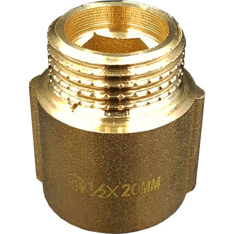 Messingverlängerung 1/2" 20 mm (1/4)