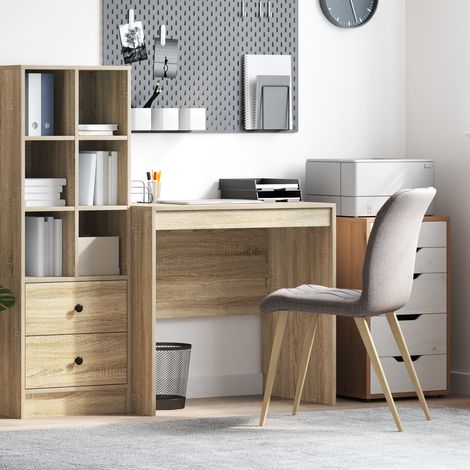 vidaXL Desk Sonoma Oak 80 x 50 x 76 cm