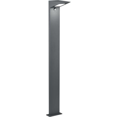 Lampadairefonte d'aluminium gris anthracite led (1/2)
