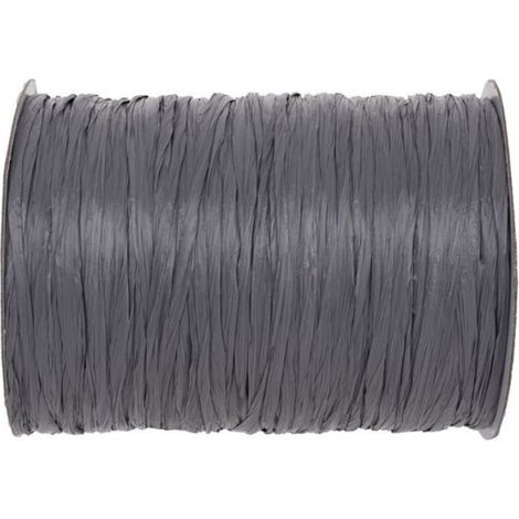 Ficelle de cuisson - Glorex - Raphia précieux - Gris - 100 m - Durable et biodégradable
