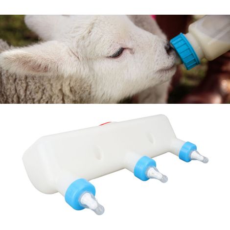 Distributeur de lait avec 3 téteres 3L pour veaux, agneaux et porcelets