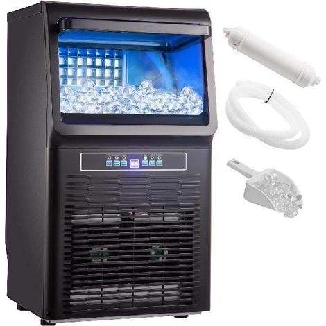Machine À Glaçons Commerciale 30KG/24H Comptoir Automatique Intégré Cube Générateur De Glace 350W Refroidisseur Électrique Machine Appareil Ménager (1/5)