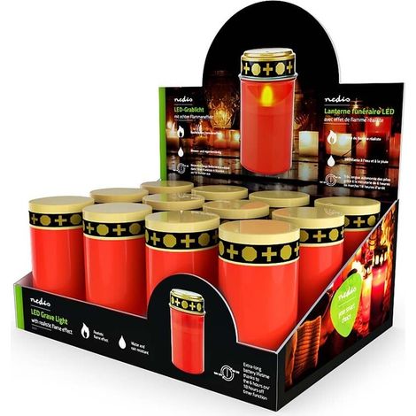 Multipack Nedis LED-GRABLICHTER 12STK=1 KARTON (GRLT1 DISPLAY) - 12 Stück