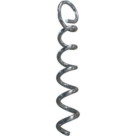Sardina espiral de metal. longitud galvanizada 15 cm Windhager (por 6)