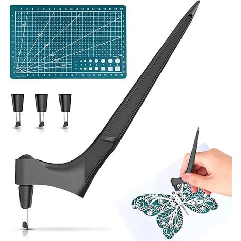 5 Pieces Rotary Craft Cutter Tool, Craft Scalpel, Rotary Blade Paper Cutters, Precision Rotary Cutter, Art Knife Set, 360 Rotatable, for Crafts (1/5)