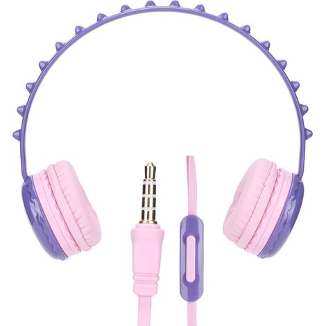 Casque enfant filaire Y18 Dinosaure, écouteurs 3.5mm, serre-tête réglable avec micro, casque audio pour enfants (1/5)