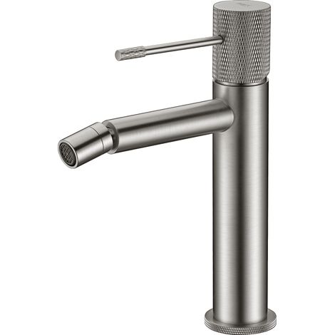 IMEX - grifo monomando bidé níquel serie line