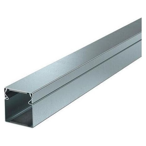 OBO Bettermann Goulotte d'installation métallique avec tissu de protection incendie 40x40x2000 acier galvanisé Sendzimir, 7218000