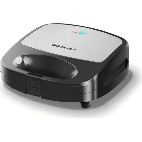 Appareil à sandwichs électrique multifonctionnel 3 en 1 Aigostar 800W, gaufrier et appareil à sandwichs, double fonction de chauffage pour le petit-déjeuner
