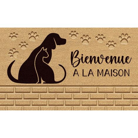 Tapis COCO PETS THERMO PRESSE ENVERS PVC 45x75cm