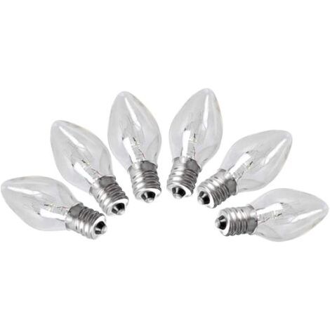 Lot de 6 Ampoules de la Lampe de Sel de l'HimalayaE12, 15 Watt pour Le décor de l'éclairage de la Chambre 220-240V (1/5)