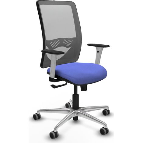 Silla de oficina piqueras y crespo Zulema blanco acolchado 50 mm (1/2)