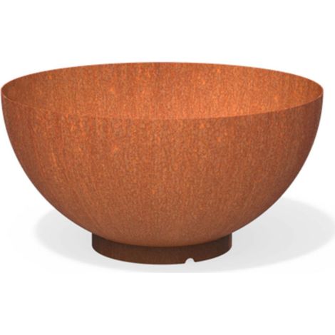 Dipott Pflanzschale Bocca rund aus Corten-Stahl Pflanzgefäß Ø 100 cm (1/2)