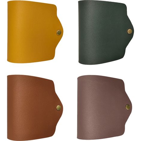 Sac De Rangement Pour Masque - En Cuir Souple Pliable - Pour Bureau École Restaurant - 1 Pièce (1/5)