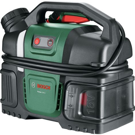 Limpiador a presión (de bicicleta) inalámbrico BOSCH - Fontus 18V-6 - Batería 18V 2.0Ah + cargador AL1820 - Depósito 6L (1/5)