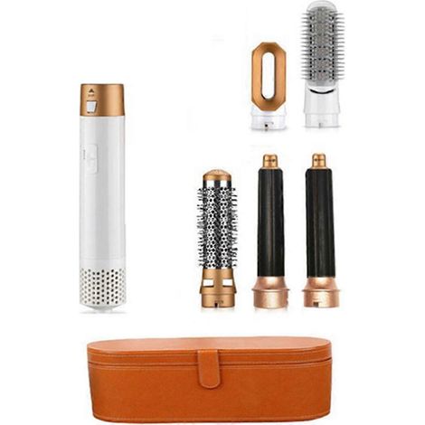 Sèche-cheveux multifonction 5 en 1, styler, boucleur à air chaud, prise UE -- (1/5)