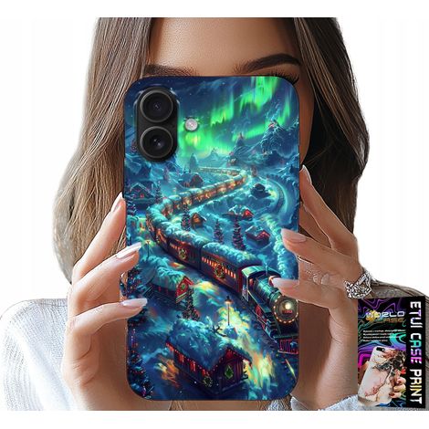 Custodia per iPhone 16 Plus - motivi treno, espresso, natalizi + vetro (1/5)