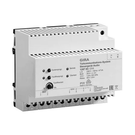 Gira Unidad de control Audio REG Türko [128700], 1287 00