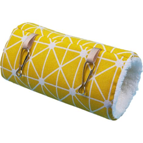 Hammock - Tunnel Nest for Small Pets - Soft Fleece Interior - Washable Design - Fits Hamster Ferret Squirrel - 1 Piece (1/5)