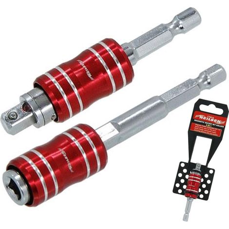 Neilsen Magnetic Hex Socket Adaptor Bit Holder Set 2 In 1 Square 1/4" Drive (1/2)
