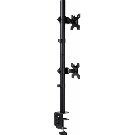 Levede Dual Monitor Arm Adjustable Desk Mount For 13-34 Inch Computer Black (1/5)