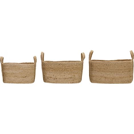Lot de 3 paniers de rangement Stella h 17 cm (1/5)