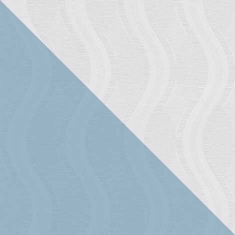 Stripes wallpaper wall Profhome 260512 paintable non-woven wallpaper textured with stripes matt white 5.33 m2 (57 ft2)