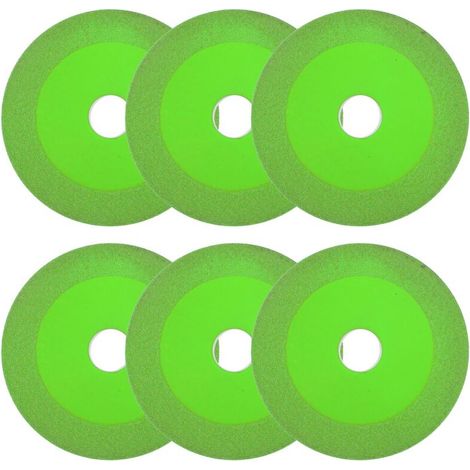 Set di 6 dischi per il taglio del vetro, dischi diamantati per il taglio di piastrelle, dischi per il taglio di piastrelle per bottiglie, porcellana, giada, granito, vetro